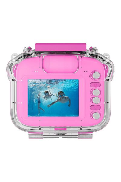 Gogen BOB and BOBEK AQUA FOTO children's camera, 12 Mpx, selfie camera, waterproof case, IP68, pink