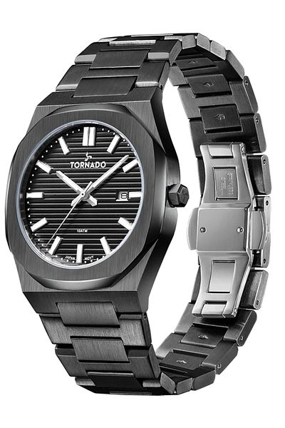 Tornado Gift Set Men's Analog Black Dial Watch - T23006C-XBXB-S