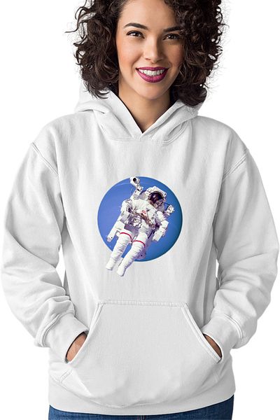 OEM Women's Hoodie NASA Astronaut Neptune Gas Planet Sky Voyager