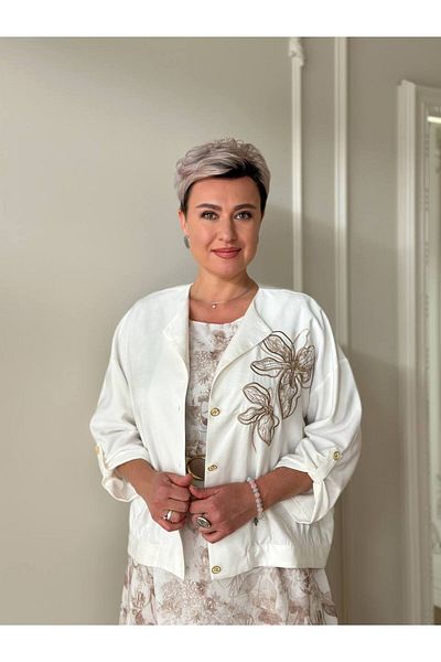 My twins Ewas Design Midi Length Belted Tulle Dress Jacket Women's Plus Size Two Piece Set