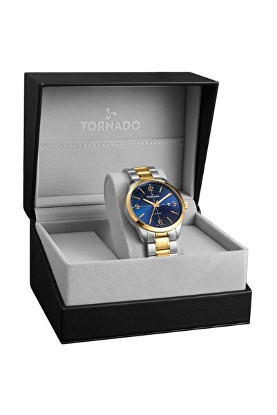 Tornado Classic Men's Analog Blue Dial Watch - T24007-TBTN
