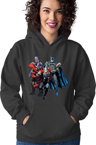 OEM Hanorac Femei Thor Batman Thanos American Comics Action