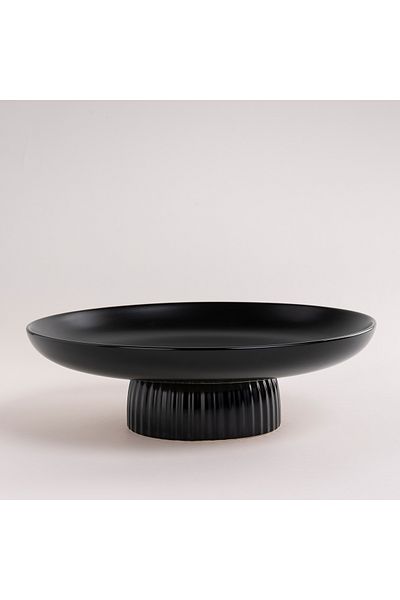LA MESA black porcelain plate 28 cm