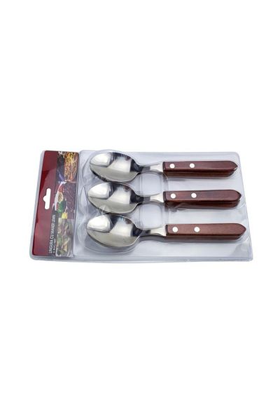 gogiva Spoon set, Wooden handle, 6 pcs