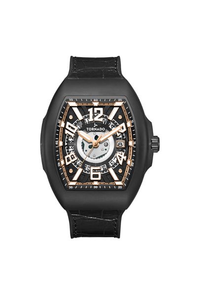 Tornado Xenith Men's Analog Black Dial Watch - T25301-blbb