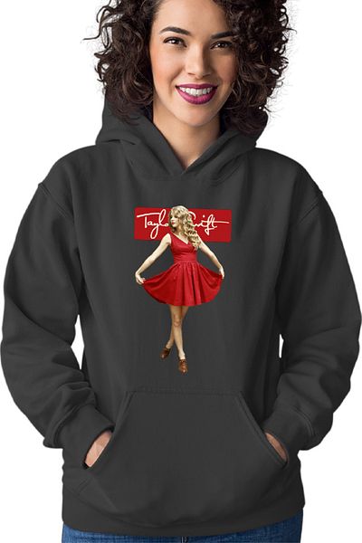 OEM Hanorac Femei Taylor Swift Red Dress Actress American