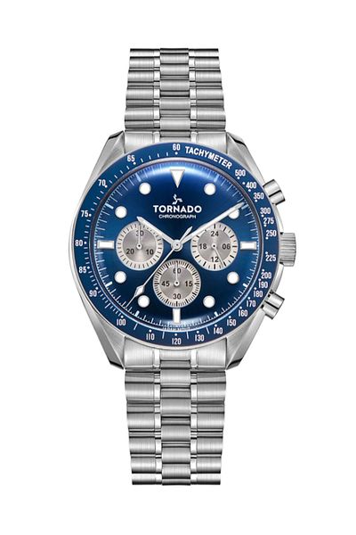 Tornado COSMIC CHRONO Men's Chronograph Blue Dial Watch - T22103-SBSN
