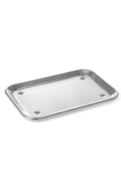 HENDI Tavă de prezentare cu picioare pentru alimente, oțel, 240x170mm - 407202