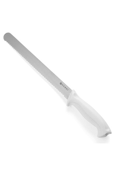 HENDI Nóż do pieczywa chleba HACCP 385mm - biały - 843055