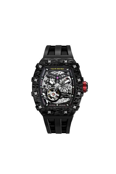 Tsar Bomba Men's Automatic Black Dial Watch - TB8208CF-08