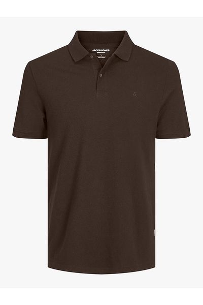 Jack & Jones Poloshirt Einfarbig Hemdkragen Poloshirt