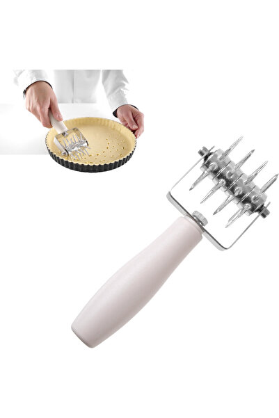 HENDI Rolka dziurkująca wałek do nakłuwania ciasta Profi Line STAL 80x210mm -...