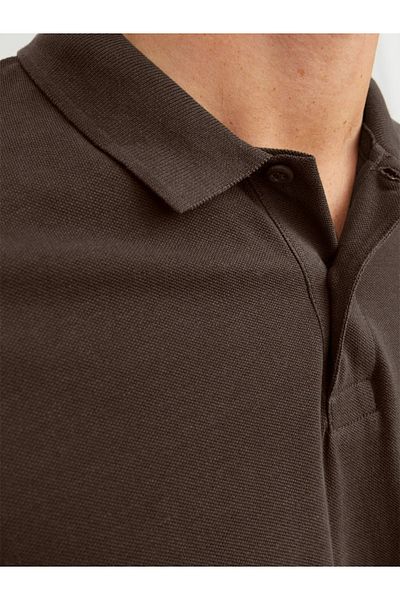 Jack & Jones Poloshirt Einfarbig Hemdkragen Poloshirt
