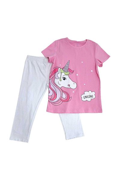 IdxeIT 2-Piece SET T-Shirt+3/4 COTTON Pants