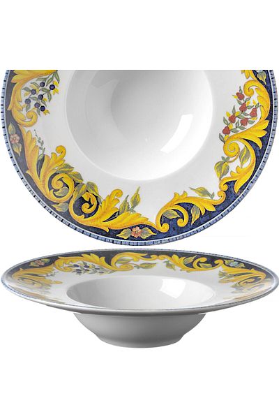 HENDI Talerz do pasty makaronu Specjale Barocco śr. 275 x 60 mm - zestaw 6 szt.