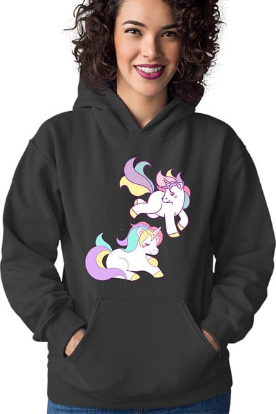 OEM Hanorac Femei Unicorn Squad Stars Horse Love Animals