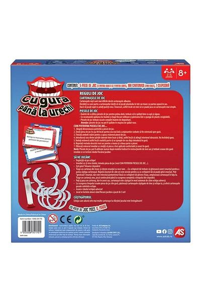 divendi-ro Board game "Mouth to Ears", age 8+ years, 27x6x27x27cm, multicolor