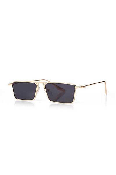 CLAREX Gold Metal Frame Unisex Sunglasses – Stylish and Modern Design with Uv400 Protection