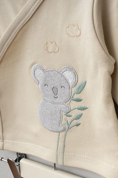 Bebitof My Baby Kumsal 100% Cotton 10 Pack Hospital Release New Cute Koala Patterned 10089