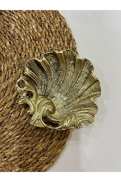 hediye Brass Casting Ashtray Oyster Form Ashtray