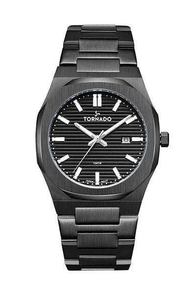 Tornado Gift Set Men's Analog Black Dial Watch - T23006C-XBXB-S