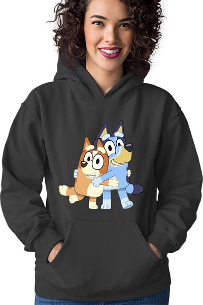 OEM Hanorac Femei Bluey Hugging Dogs Animals Playful Adorable Disney