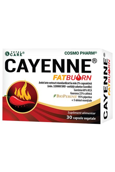 Cosmo Pharm CAYENNE FAT BURN – , metabolism acceleration and energy increase