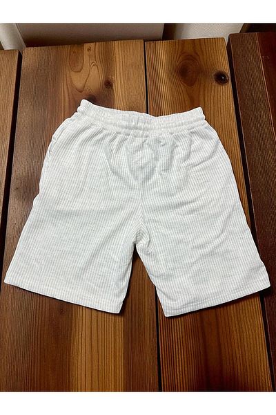 Karatopak Summer Comfortable Cut Elastic Waist a Quality Striped Shorts
