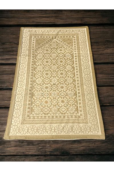 AYHANHOME Velvet Woven Sponge Filled Dowry Gift Prayer Rug