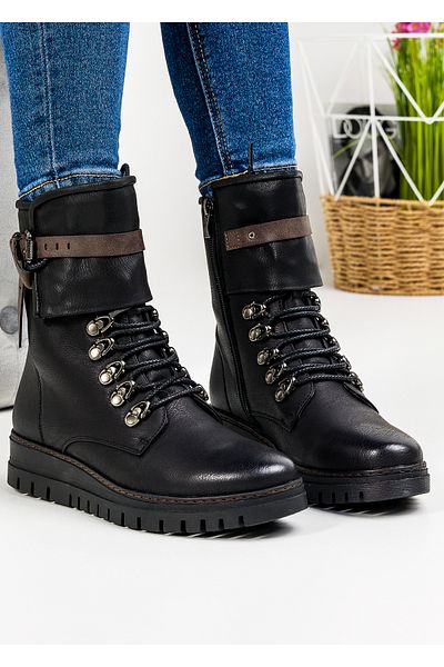 starlike Women's black ankle boots A173