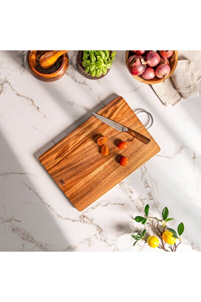 Billi rectangular wooden cutting board 25.50*38*2 cm