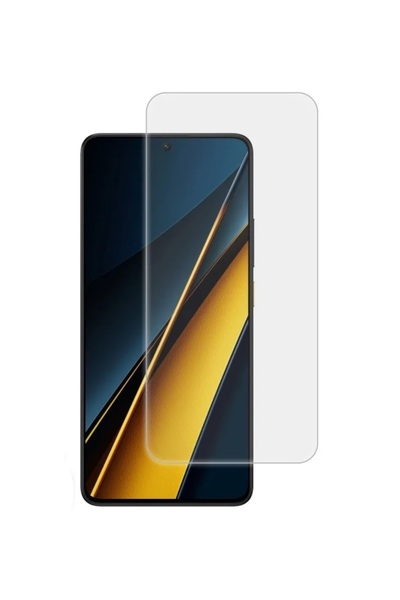 MSALIŞVERİŞ واقي شاشة بوكو F7 9h 0.3 ملم نانو مرن شفاف