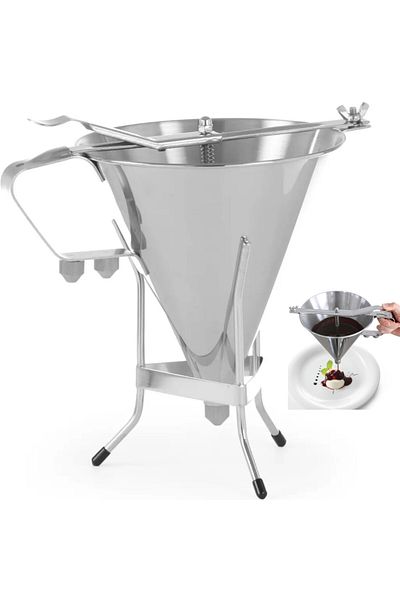 HENDI Dozownik pistolet stalowy do sosów i kremów Kitchen Line - 551813