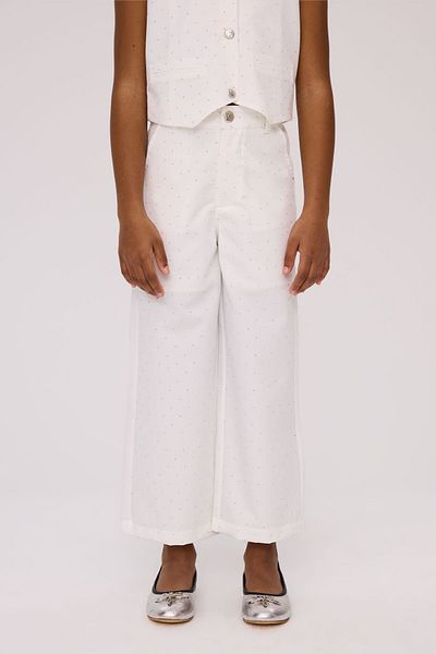 Tyess Girl White Trousers