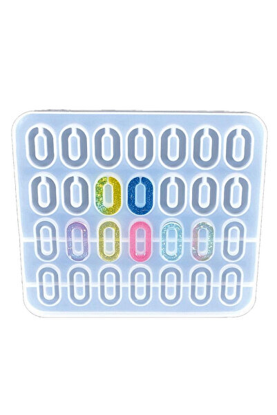 GLANCE Epoksi Reçine Zincir Kalıbı 16.8 x 14.9 cm No:153