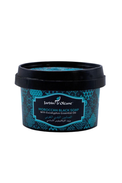 Jardin D Oleane مجموعة تنظيف وتقشير الجسم: 3 صابونات مع ليفة كورية