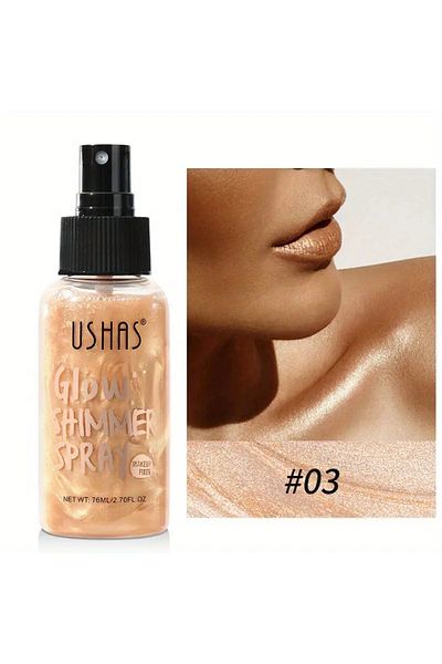 Belora Spray iluminator lichid rezistent la apă, bronzant și iluminator pentru față și corp - #02