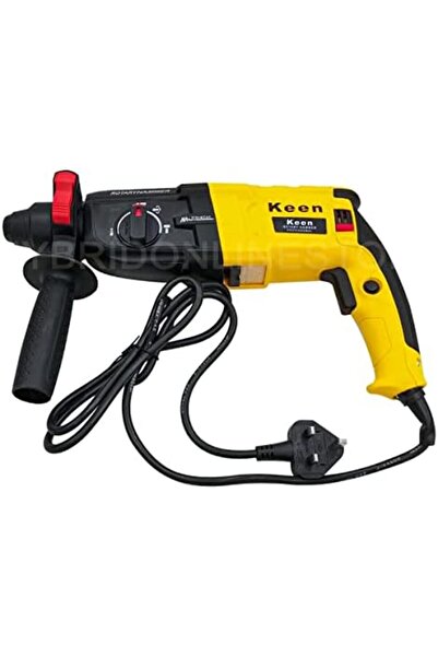 Keen Heavy Duty Rotary Hammer Drill 950W 1600rpm with 9 Accessories for Wall Steel Aluminium Work