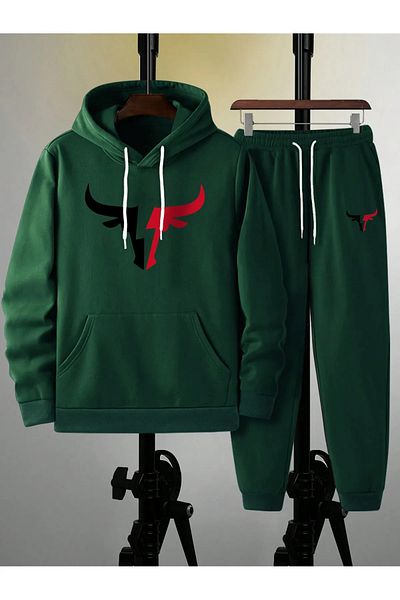 DAXİS Sportwear Company MEN'S PRINTED HOODED TRACKSUIT DAXİS Sportwear Company