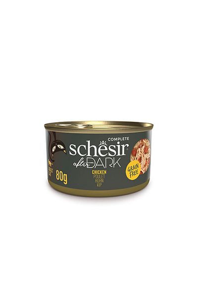 Schesir After Dark Wholefood In Broth For Cat Chicken 80g