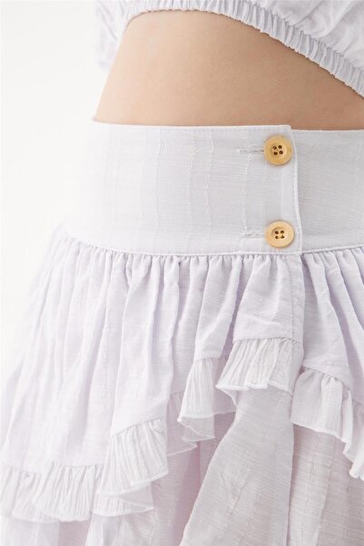 Tyess Girl Ecru Skirt