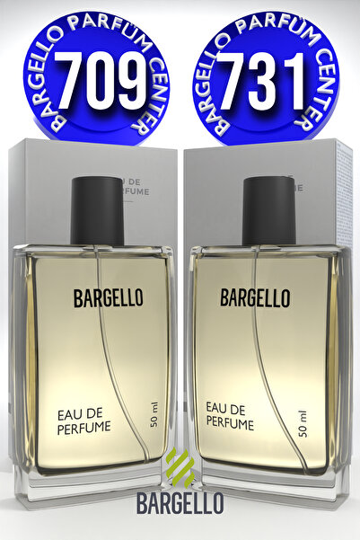 Bargello 709 Erkek 50 ml Parfüm Edp Oriental + 731 Woody Erkek Parfüm 50 Ml EDP