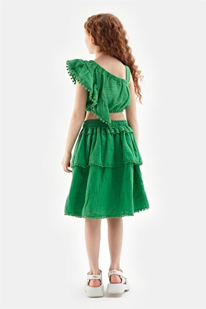 Tyess Girl Green Skirt