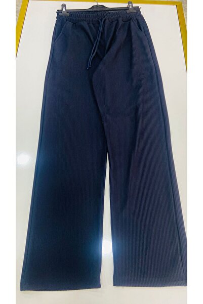 nutika Fitil Pattern Elastic Waist Trousers
