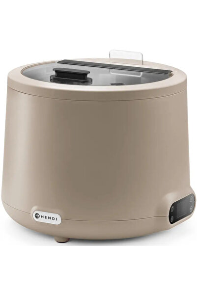 HENDI Termos electric pentru supă UNIQ, diametru 365 x 325 mm, 8 l, 500 W, bej
