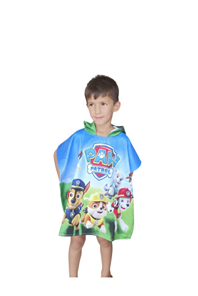 KIZILELMADA Colorful Boy's Poncho – Beach and Bath Towel |   Hooded & Quick Dry