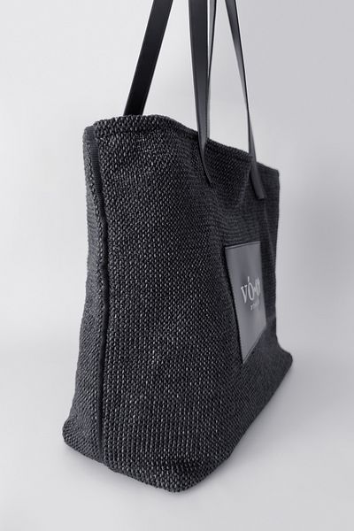 voce studios Straw Bag – Black