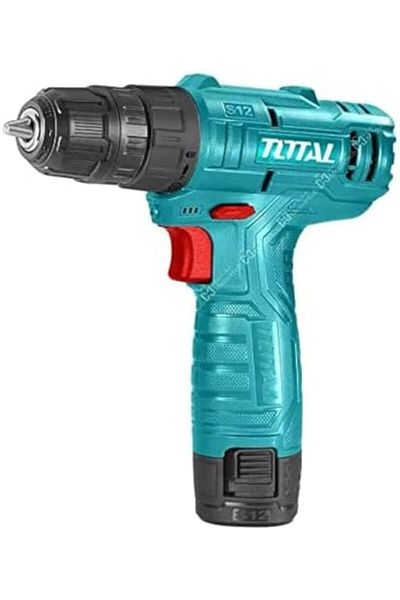 TOTAL TDLI12415 Lithium-Ion Cordless Drill 12V 10mm - Single Battery
