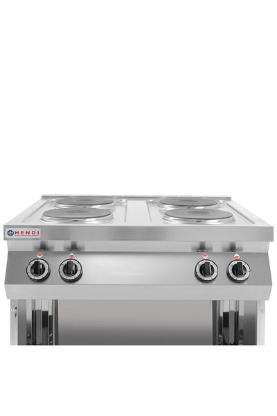 HENDI Aragaz electric independent pe bază de oțel 4 x 2,6 kW, lățime 80 cm