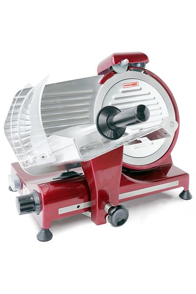 HENDI Krajalnica do wędlin sera elektryczna Profi Line RED EDITION 250 mm 320 W - 210086